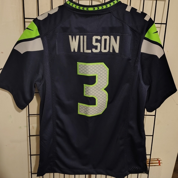 Seattle Seahawks Nike Russell Wilson On Field NFL Football Jersey - Picture 10 of 13